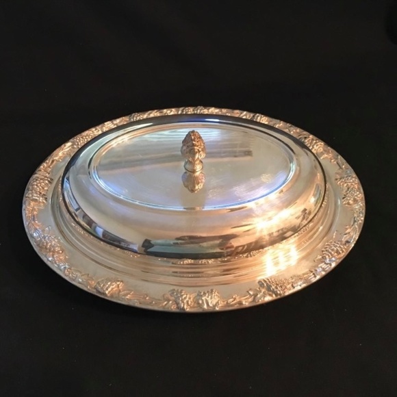 Other - Silverplated Covered Vegetable Dish